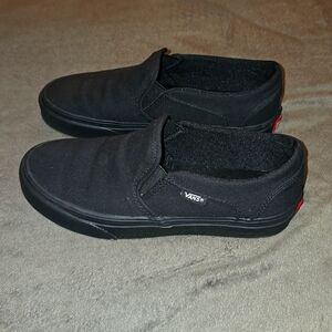Vans shoes size 6 women's, black